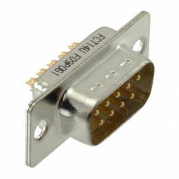 1 pcs : 1727040075 - CONN D-SUB PLUG 9POS SLDR CUP