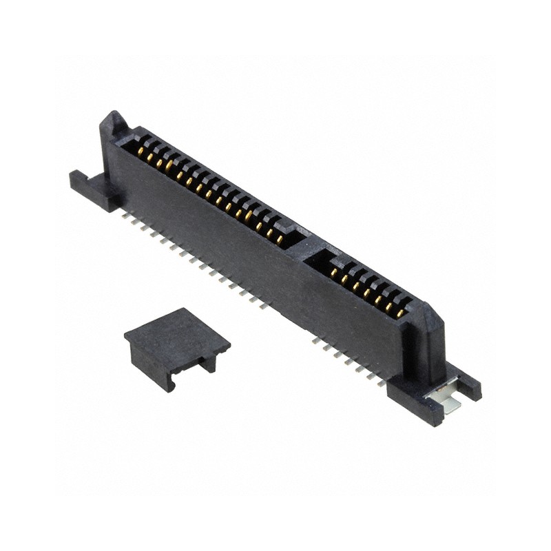 1 pcs : 1735284-1 - CONN SATA RCPT 22POS SLD SMD