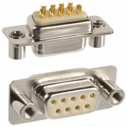 1 pcs : 172-E09-203R031 - CONN D-SUB RCPT 9POS PNL MNT