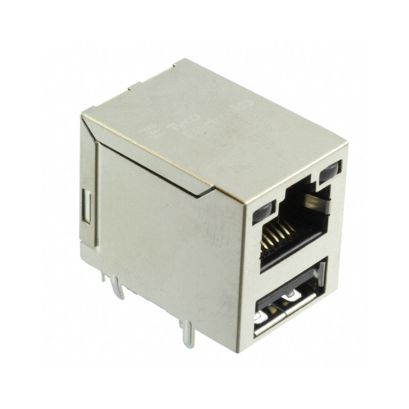 1 pcs : 4-1775855-1 - CONN MOD JACK 8P8C R/A SHIELDED