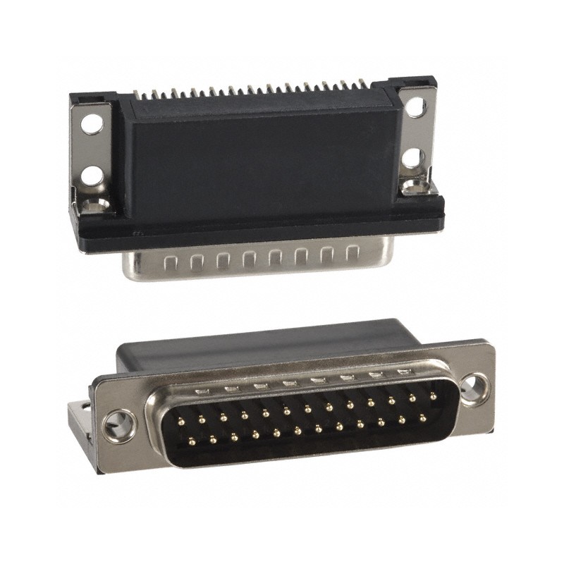 1 pcs : 183-025-113R161 - CONN D-SUB PLUG 25POS R/A SLDR