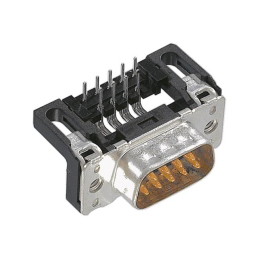 1 pcs : 09651226800 - CONN D-SUB PLUG 9POS R/A SLDR