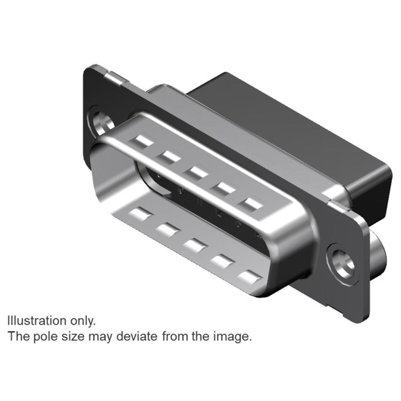 1 pcs : 1731090382 - CONN D-SUB PLUG 9POS CRIMP