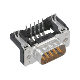 1 pcs : 09651666811 - CONN D-SUB PLUG 9POS R/A SLDR