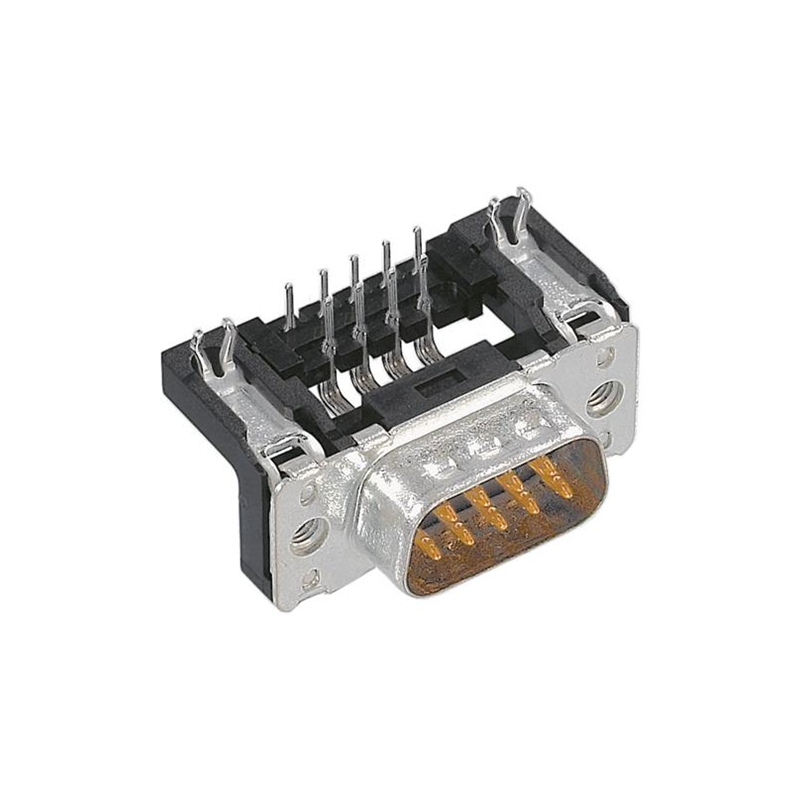 1 pcs : 09651666811 - CONN D-SUB PLUG 9POS R/A SLDR