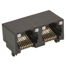 1 pcs : 0442480001 - CONN MOD JACK 8P8C R/A UNSHLD