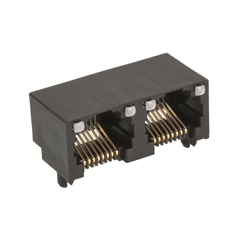 1 pcs : 0442480001 - CONN MOD JACK 8P8C R/A UNSHLD