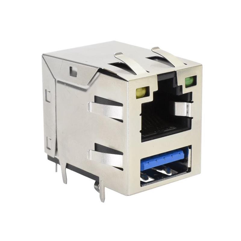 1 pcs : SS-90000-008 - CONN RJ45 / USB 3.0 TYPE A JACK