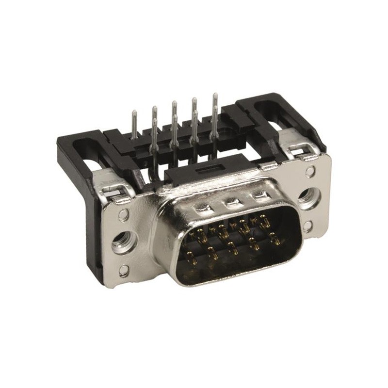 1 pcs : 09651227802 - CONN D-SUB PLUG 9POS R/A SLDR