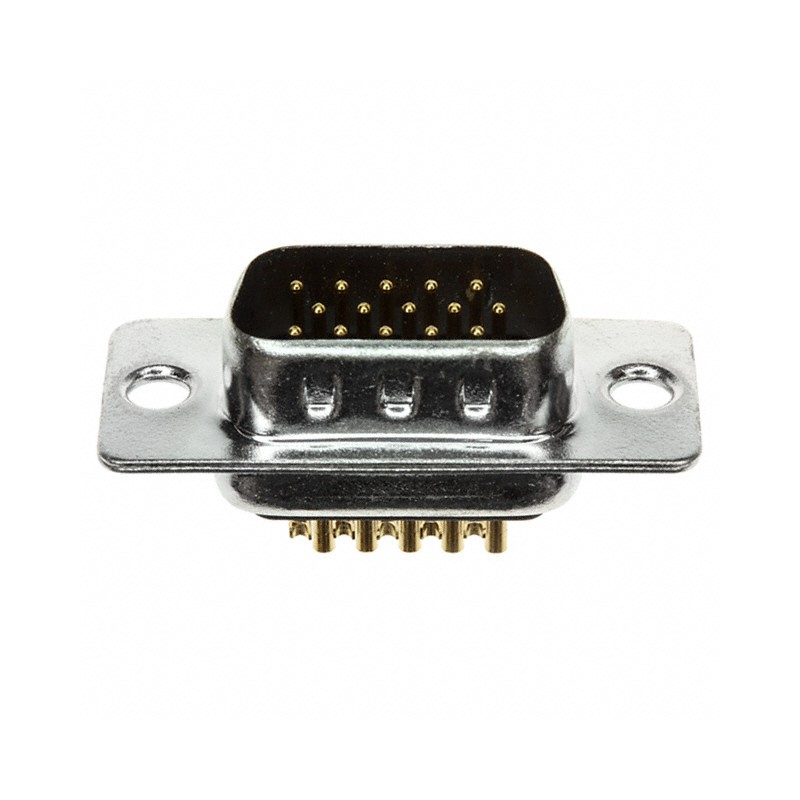 1 pcs : 180-M15-103L001 - CONN D-SUB HD PLUG 15POS PNL MNT