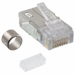 1 pcs : 1688573 - CONN MOD PLUG 8P8C SHIELDED