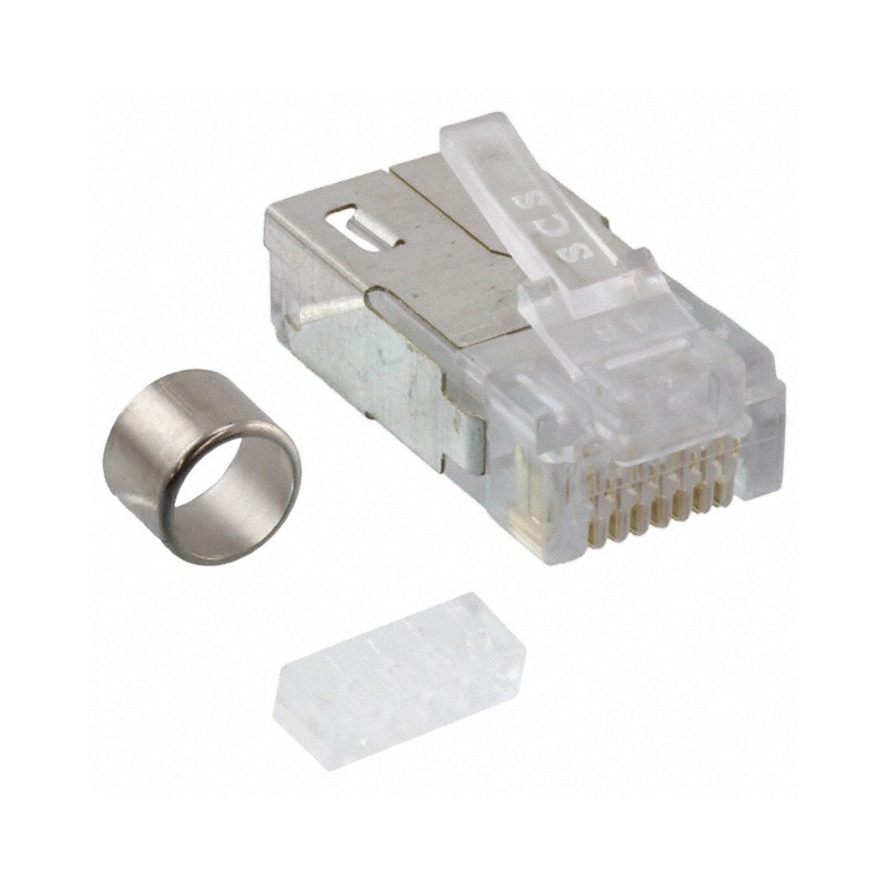 1 pcs : 1688573 - CONN MOD PLUG 8P8C SHIELDED