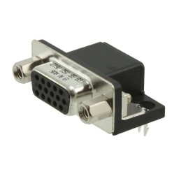 1 pcs : 09561527613 - CONN D-SUB HD RCPT 15P R/A SLDR