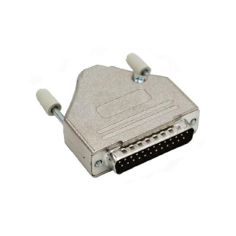 1 pcs : MHDTZK25-DB25P-K - 25 WAY D-SUB HOOD DIE CAST TOP E