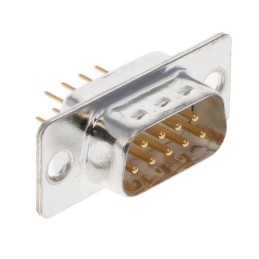 1 pcs : 1727040074 - CONN D-SUB PLUG 9POS VERT SLDR