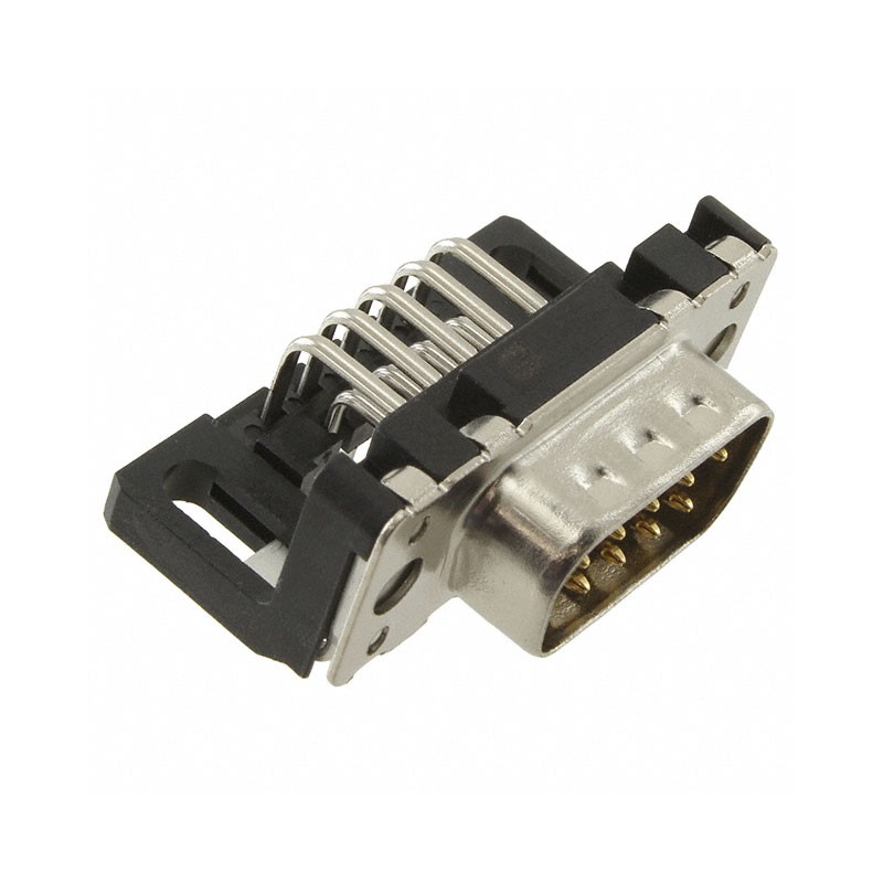 1 pcs : 09651226802 - CONN D-SUB PLUG 9POS R/A SLDR