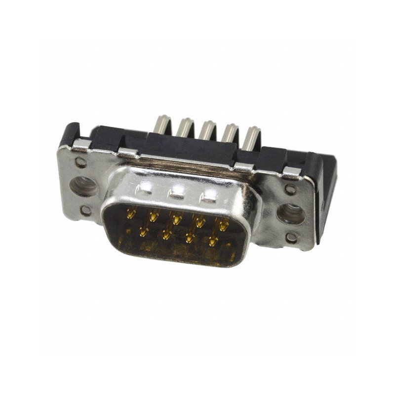 1 pcs : 09651636812 - CONN D-SUB PLUG 9POS R/A SLDR