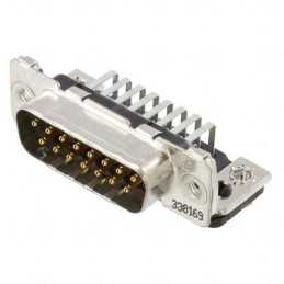 1 pcs : 1-338169-2 - CONN D-SUB PLUG 15POS R/A SLDR
