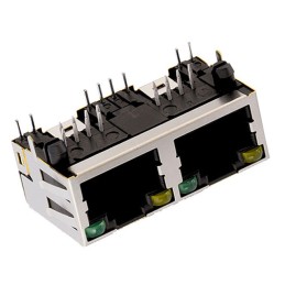 1 pcs : 615016137721 - MODULAR COMM JACK DUAL 8P8C