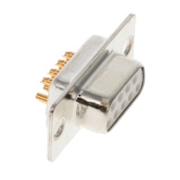 1 pcs : 1727040163 - CONN D-SUB RCPT 9POS SLDR CUP