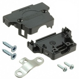 1 pcs : 1731110023 - CONN BACKSHELL 50POS 180DEG BLK