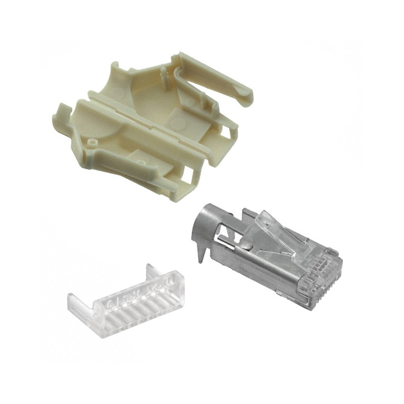 1 pcs : TM21P-88P - CONN MOD PLUG 8P8C SHIELDED