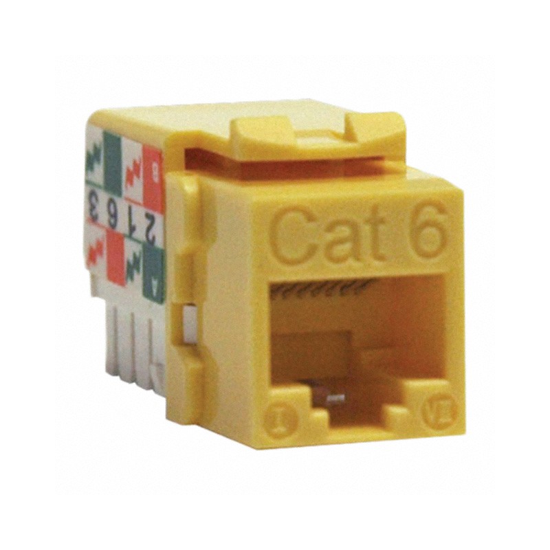 1 pcs : N238-001-YW - INSERT RJ45 JACK TO IDC CONN