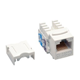1 pcs : N238-001-WH - INSERT RJ45 JACK TO IDC CONN