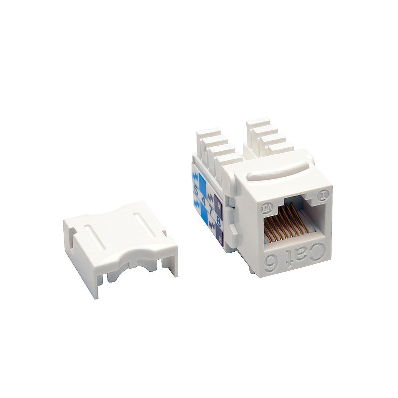 1 pcs : N238-001-WH - INSERT RJ45 JACK TO IDC CONN