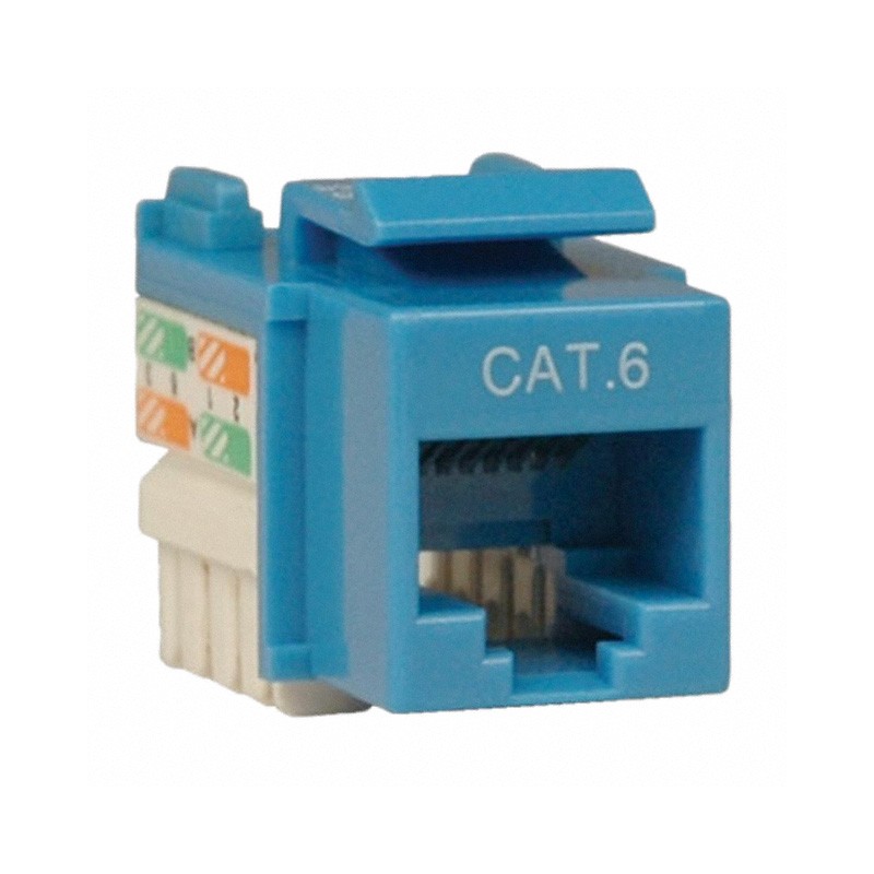 1 pcs : N238-001-BL - INSERT RJ45 JACK TO IDC CONN