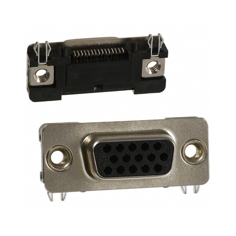 1 pcs : 200-015-263R001 - CONN D-SUB HD RCPT 15POS SMD R/A