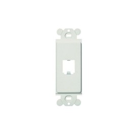 1 pcs : CFG1WH - GFCI FRAME, 1 PORT, WHITE