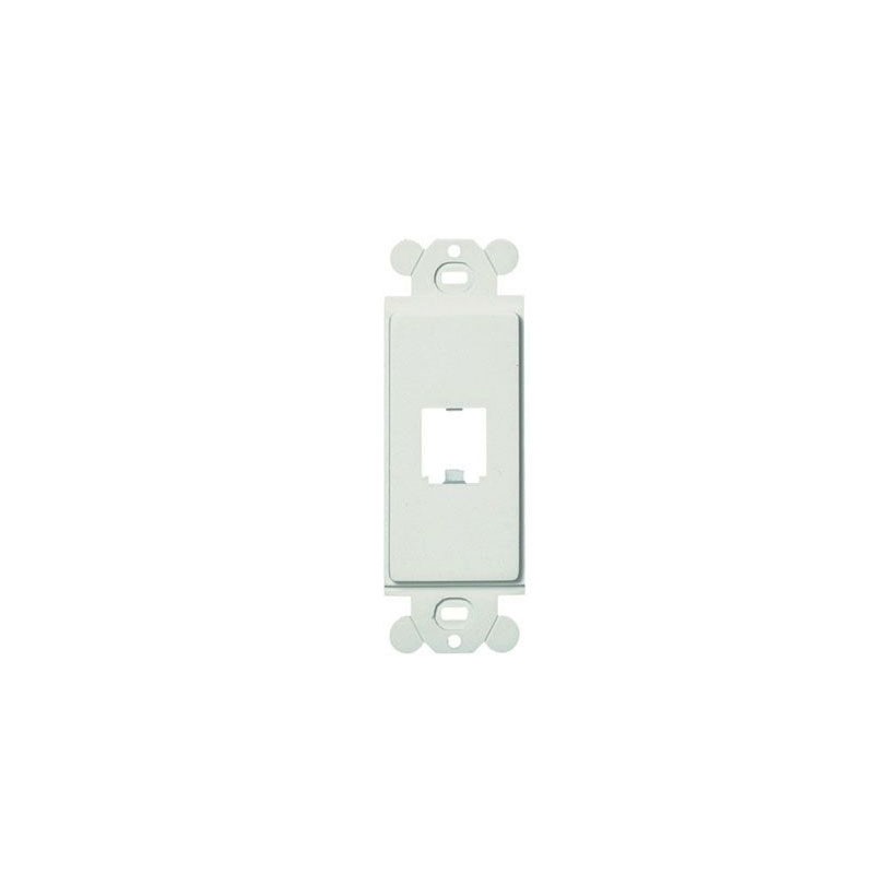 1 pcs : CFG1WH - GFCI FRAME, 1 PORT, WHITE