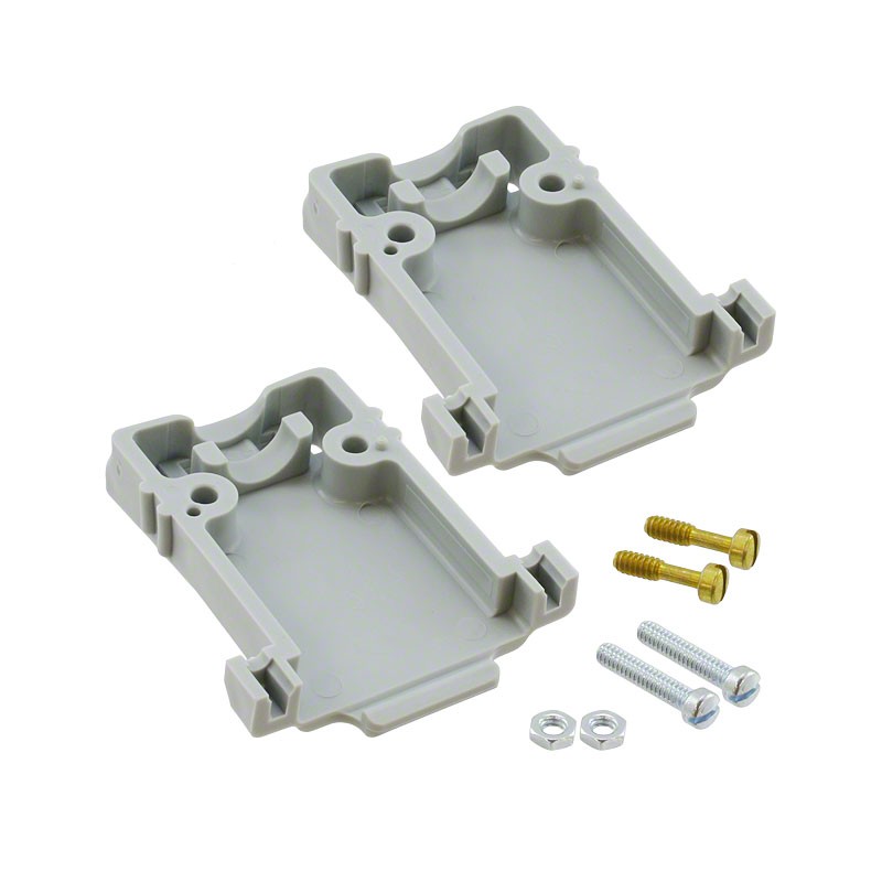 1 pcs : 5206471-1 - CONN BACKSHELL 15P 180DEG GRY