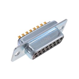 1 pcs : DA-15S-NR - CONN D SUB 15 POS SOCK CABLE CON