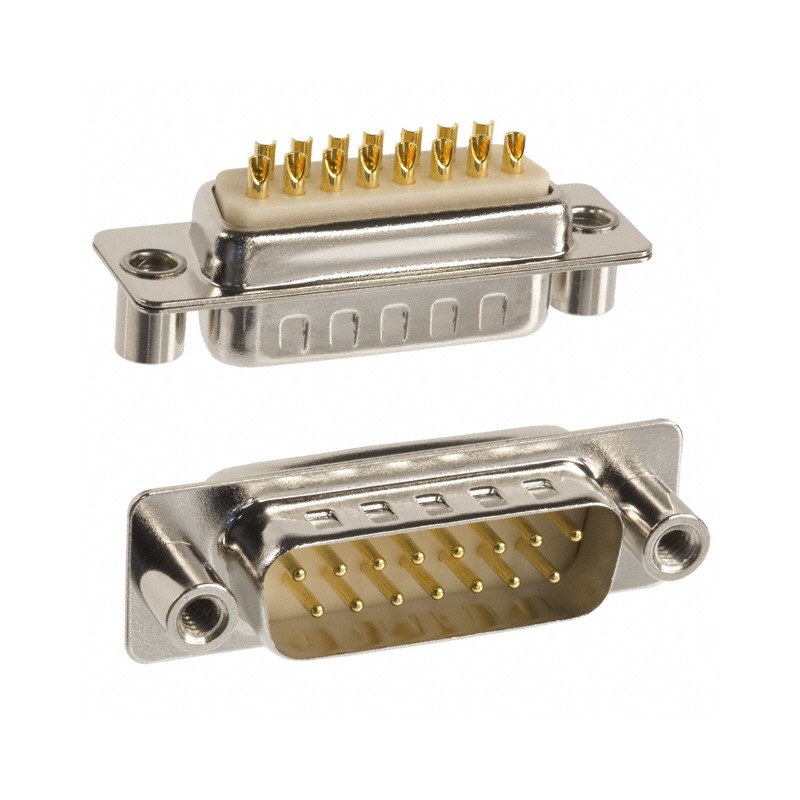 1 pcs : 172-E15-103R031 - CONN D-SUB PLUG 15POS PNL MNT