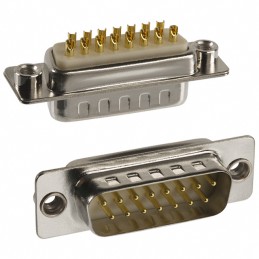 1 pcs : 172-E15-103R011 - CONN D-SUB PLUG 15POS PNL MNT