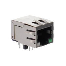 1 pcs : E6588-WA0B44-L - CONN, RJ45,CAT.5E,1X1, TAB DOWN,