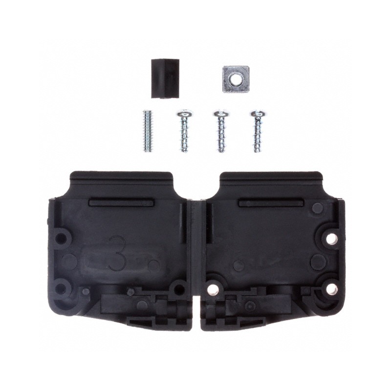 1 pcs : 5205718-1 - CONN BACKSHELL 25P 45/180DEG BLK