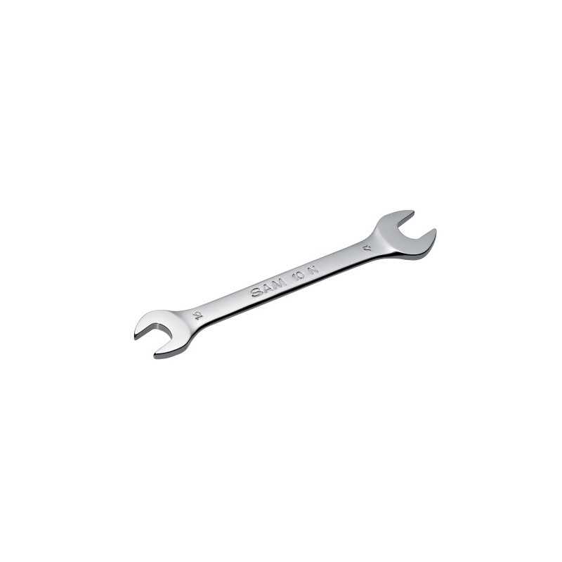 1 pcs - SAM 10-N Series Double Ended Open Spanner, 27mm, Metric, No, Double Ended, 297 mm Overall, No