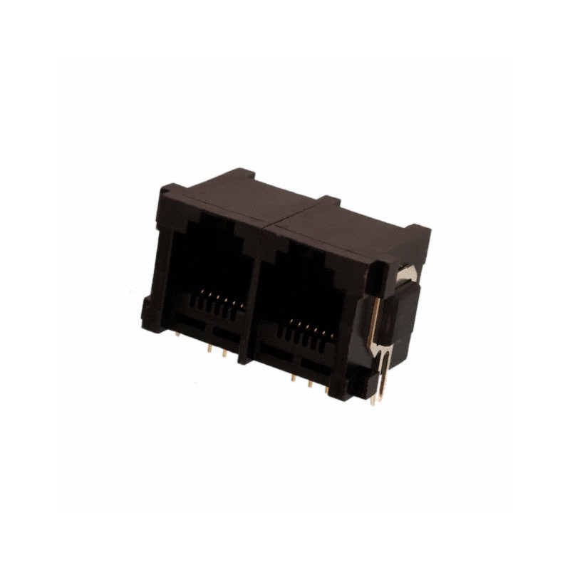 1 pcs : 615012149421 - CONN MOD JACK 8P8C R/A UNSHLD