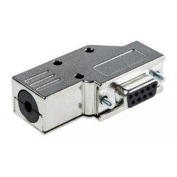 1 pcs : MHDCMR9-DB9S-K - 9 WAY D-SUB HOOD DIE CAST SIDE E