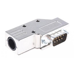 1 pcs : MHDCMR9-DB9P-K - 9 WAY D-SUB HOOD DIE CAST SIDE E