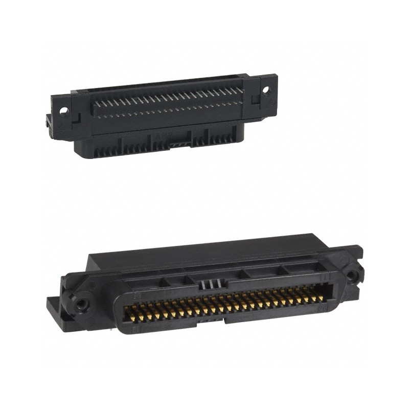 1 pcs : 5552725-2 - CONN RCPT 50POS R/A SOLDER