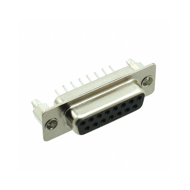 1 pcs : K85X-AD-15S-BR - CONN D-SUB RCPT 15POS VERT SLDR