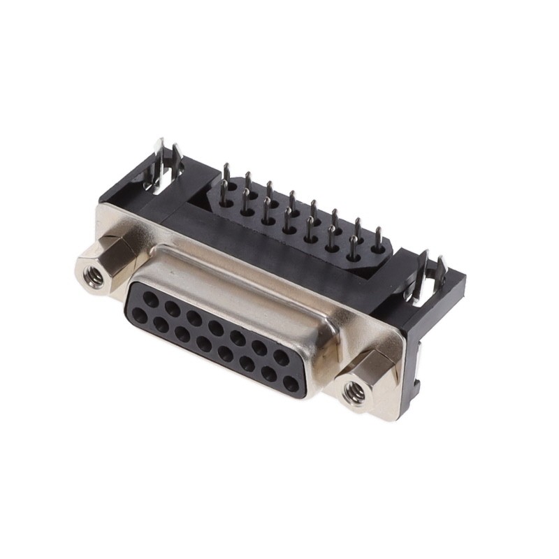 1 pcs : KF22X-A15S-NJ - CONN D-SUB RCPT 15POS R/A SLDR