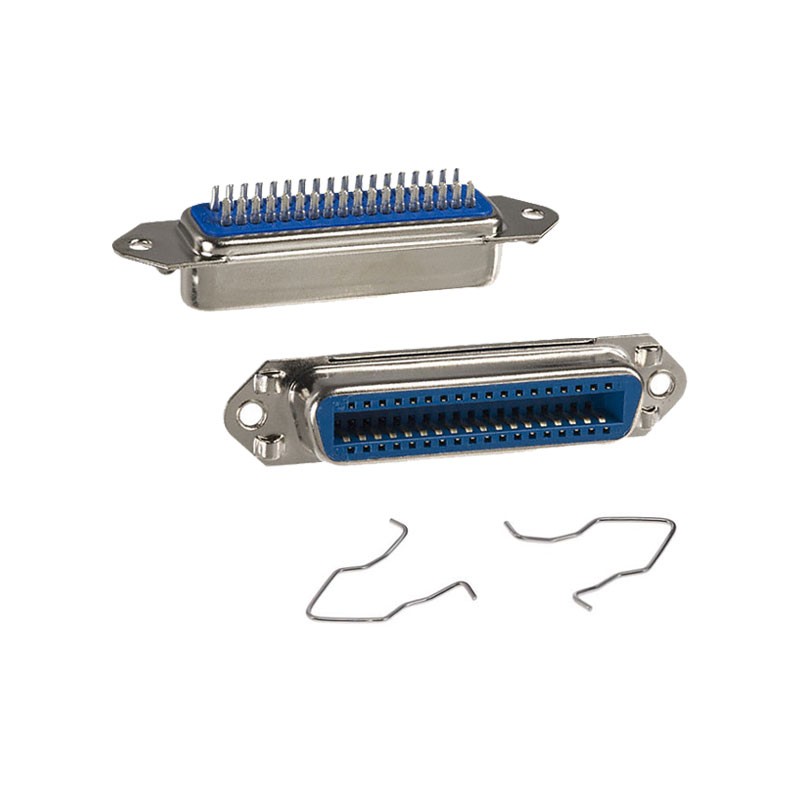 1 pcs : 111-036-203L001 - CONN SCSI RCPT 36P STR SLDR CUP