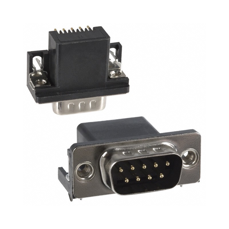 1 pcs : 183-009-113R531 - CONN D-SUB PLUG 9POS R/A SLDR