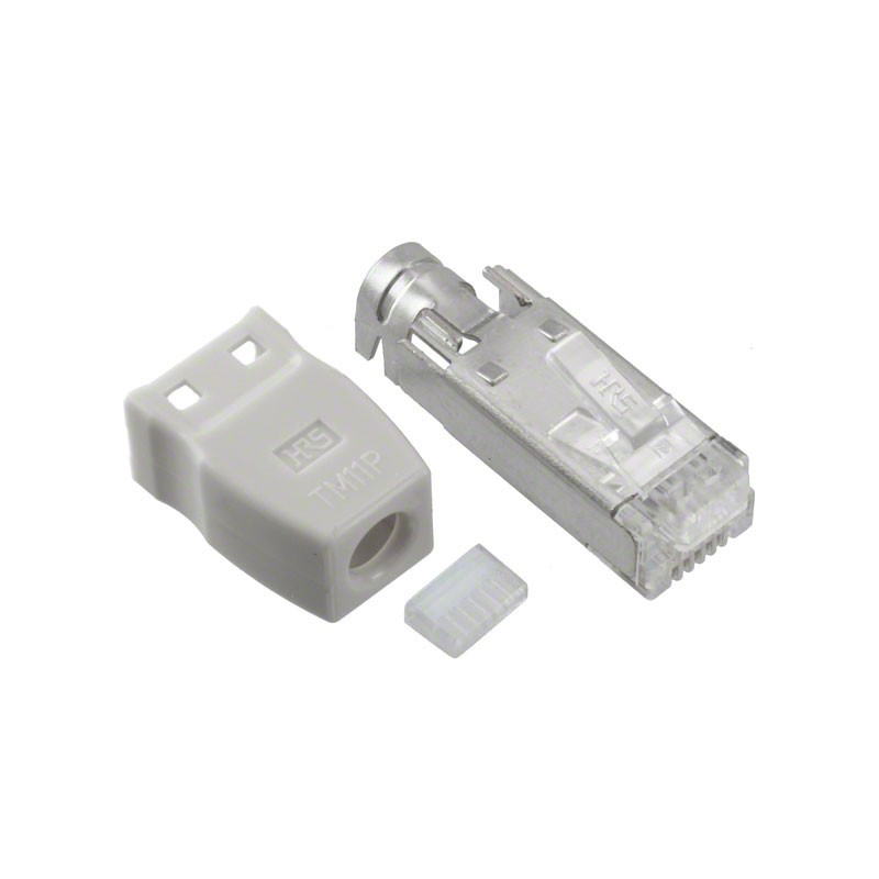 1 pcs : TM11P-66P(50) - CONN MOD PLUG 6P6C SHIELDED