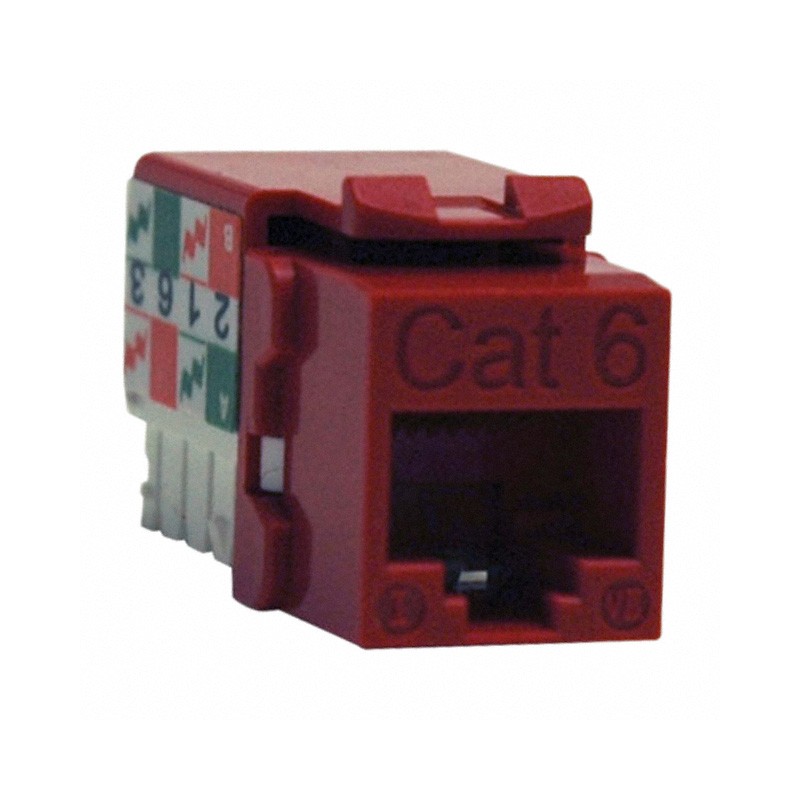 1 pcs : N238-001-RD - INSERT RJ45 JACK TO IDC CONN